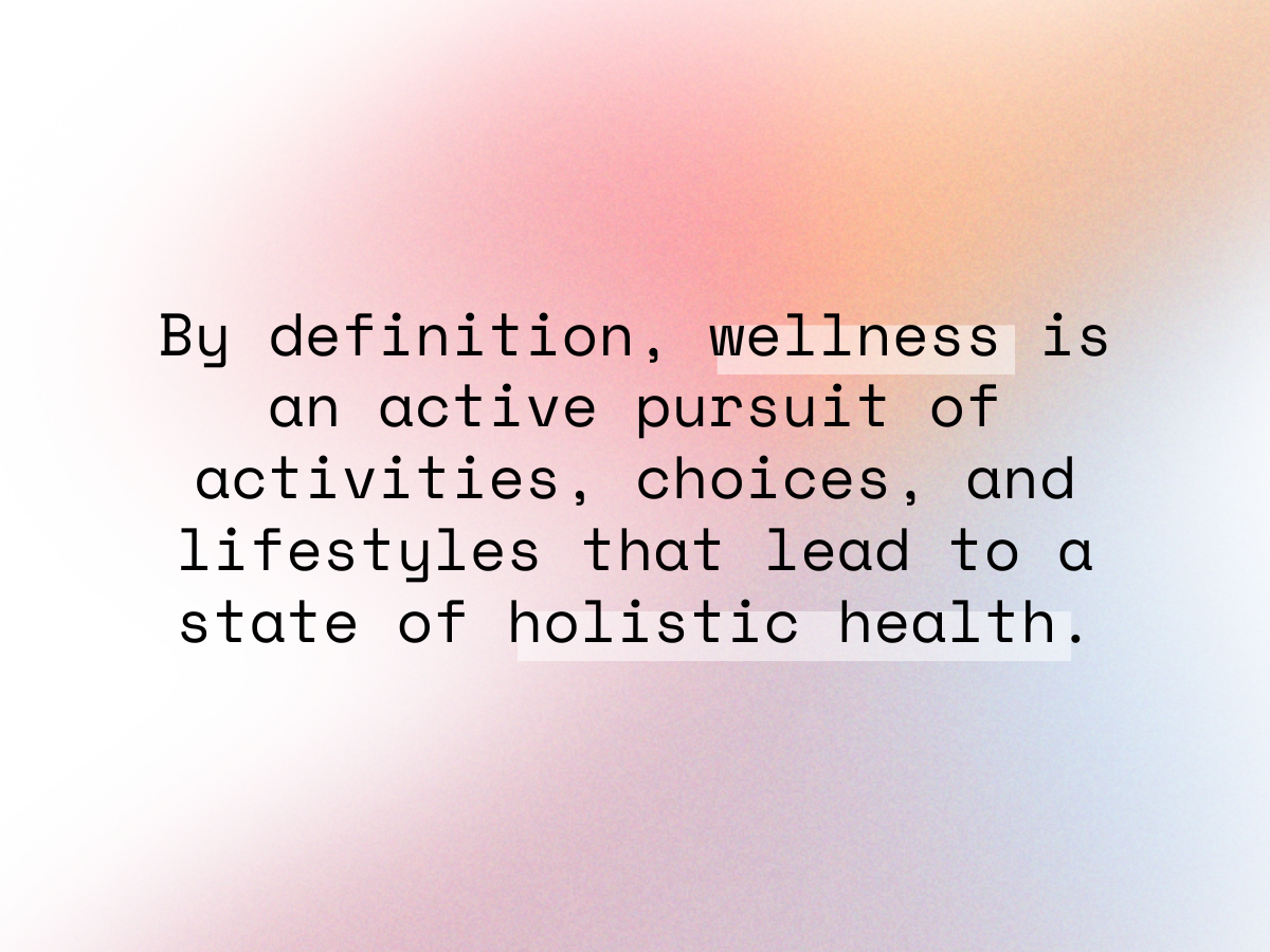 wellness concept